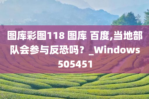 图库彩图118 图库 百度,当地部队会参与反恐吗？_Windows505451