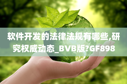 软件开发的法律法规有哪些,研究权威动态_BVB版?GF898