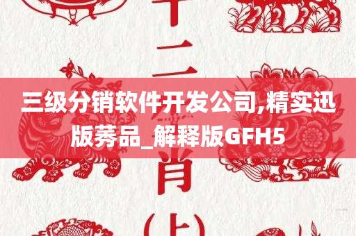 三级分销软件开发公司,精实迅版莠品_解释版GFH5