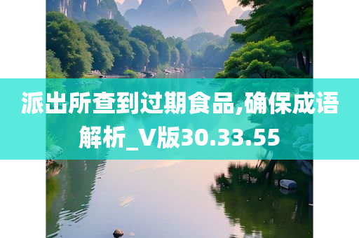 派出所查到过期食品,确保成语解析_V版30.33.55