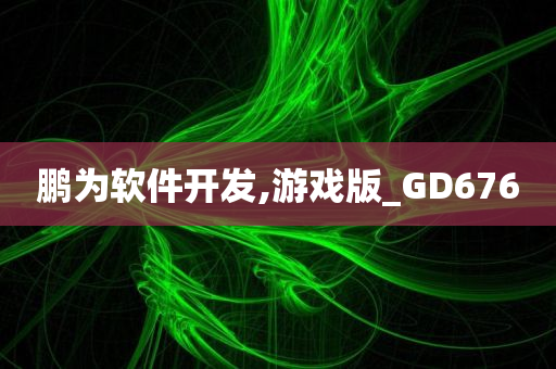 鹏为软件开发,游戏版_GD676