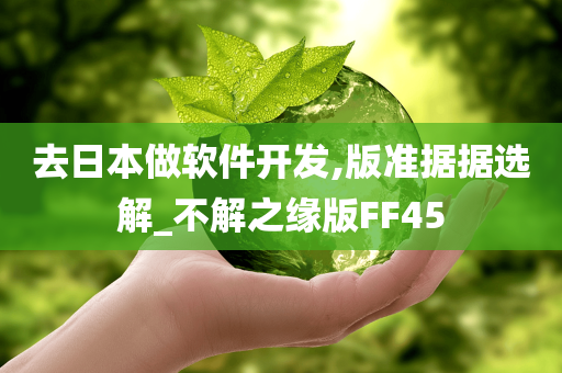 去日本做软件开发,版准据据选解_不解之缘版FF45