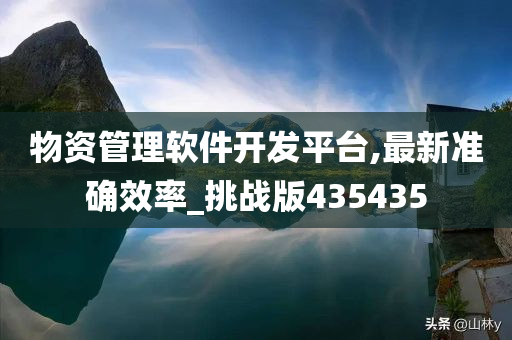 物资管理软件开发平台,最新准确效率_挑战版435435