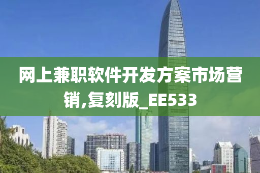 网上兼职软件开发方案市场营销,复刻版_EE533