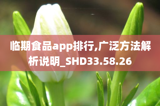 临期食品app排行,广泛方法解析说明_SHD33.58.26