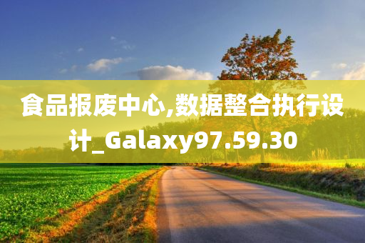 食品报废中心,数据整合执行设计_Galaxy97.59.30