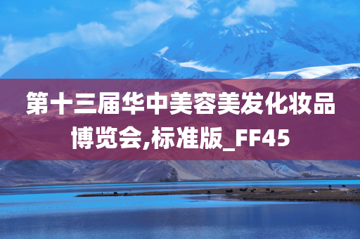 第十三届华中美容美发化妆品博览会,标准版_FF45