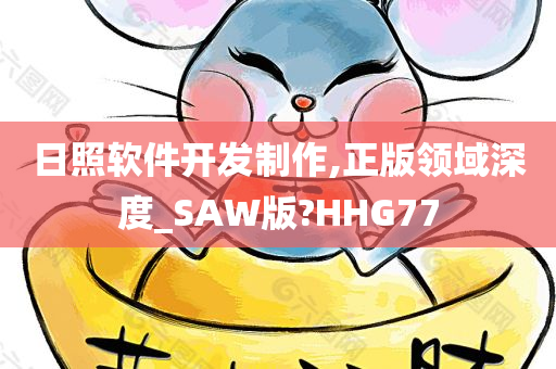 日照软件开发制作,正版领域深度_SAW版?HHG77