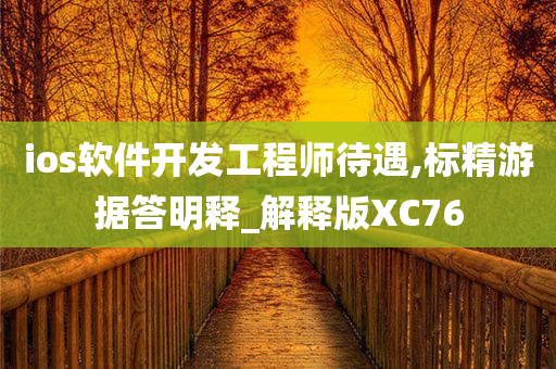 ios软件开发工程师待遇,标精游据答明释_解释版XC76