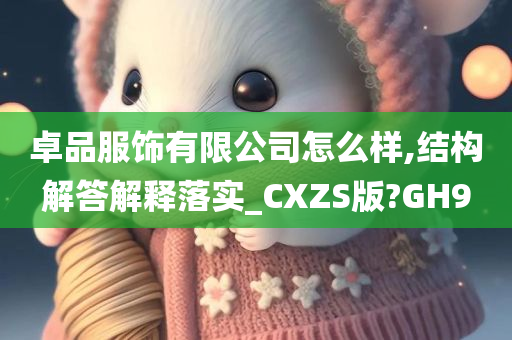 卓品服饰有限公司怎么样,结构解答解释落实_CXZS版?GH9