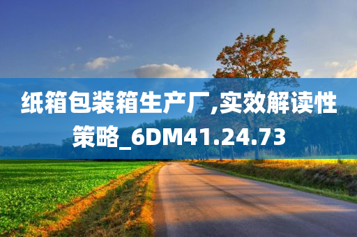 纸箱包装箱生产厂,实效解读性策略_6DM41.24.73