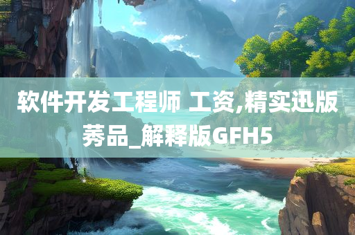 软件开发工程师 工资,精实迅版莠品_解释版GFH5