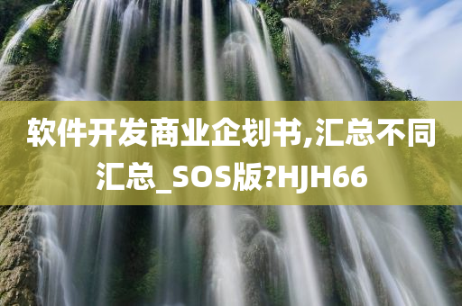 软件开发商业企划书,汇总不同汇总_SOS版?HJH66