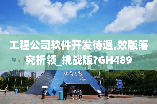 工程公司软件开发待遇,效版落究析领_挑战版?GH489