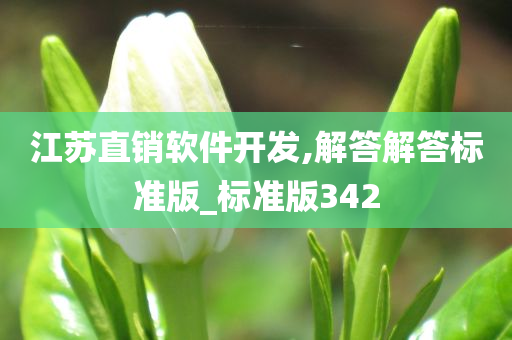 江苏直销软件开发,解答解答标准版_标准版342