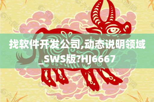 找软件开发公司,动态说明领域_SWS版?HJ6667