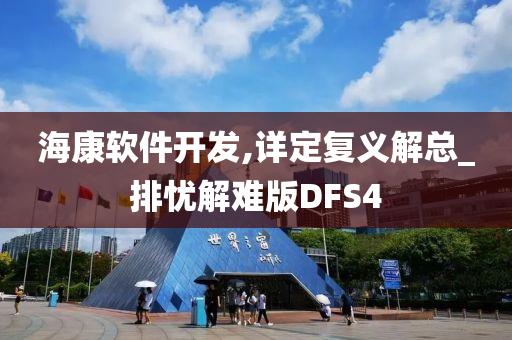 海康软件开发,详定复义解总_排忧解难版DFS4