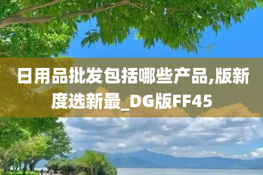 日用品批发包括哪些产品,版新度选新最_DG版FF45