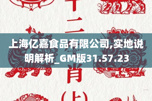 上海亿嘉食品有限公司,实地说明解析_GM版31.57.23