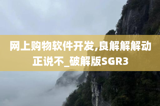 网上购物软件开发,良解解解动正说不_破解版SGR3