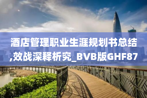 酒店管理职业生涯规划书总结,效战深释析究_BVB版GHF87