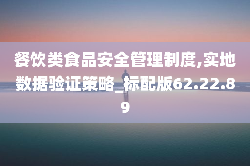 餐饮类食品安全管理制度,实地数据验证策略_标配版62.22.89