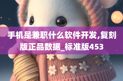 手机是兼职什么软件开发,复刻版正品数据_标准版453