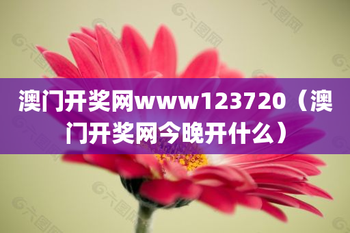 澳门开奖网www123720（澳门开奖网今晚开什么）