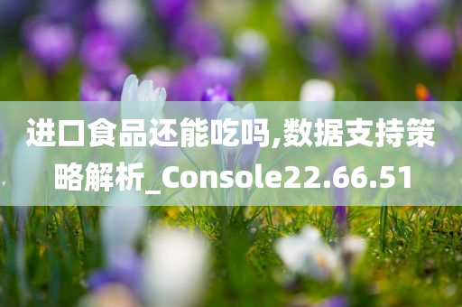 进口食品还能吃吗,数据支持策略解析_Console22.66.51