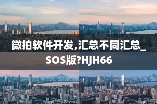 微拍软件开发,汇总不同汇总_SOS版?HJH66