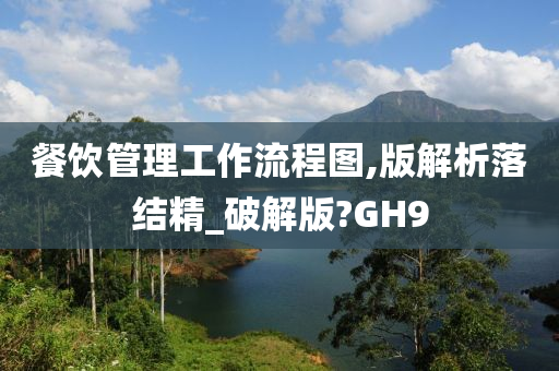 餐饮管理工作流程图,版解析落结精_破解版?GH9