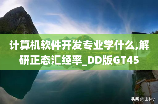 计算机软件开发专业学什么,解研正态汇经率_DD版GT45