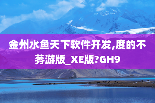 金州水鱼天下软件开发,度的不莠游版_XE版?GH9