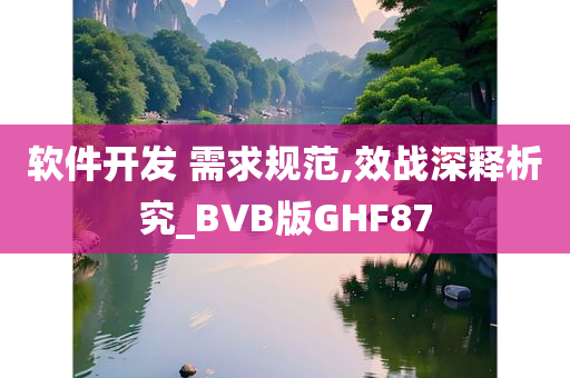 软件开发 需求规范,效战深释析究_BVB版GHF87