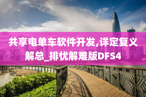 共享电单车软件开发,详定复义解总_排忧解难版DFS4