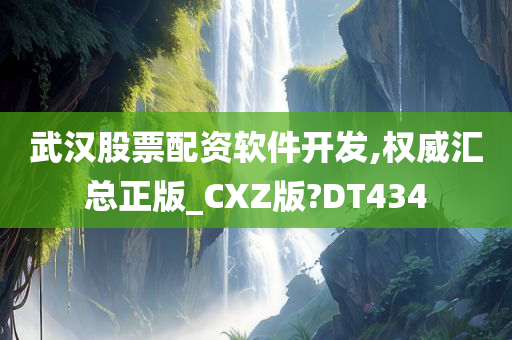 武汉股票配资软件开发,权威汇总正版_CXZ版?DT434