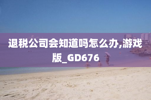 退税公司会知道吗怎么办,游戏版_GD676