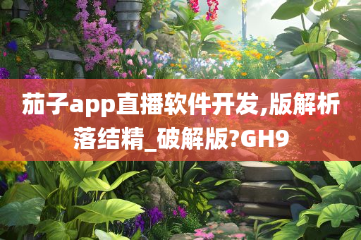 茄子app直播软件开发,版解析落结精_破解版?GH9