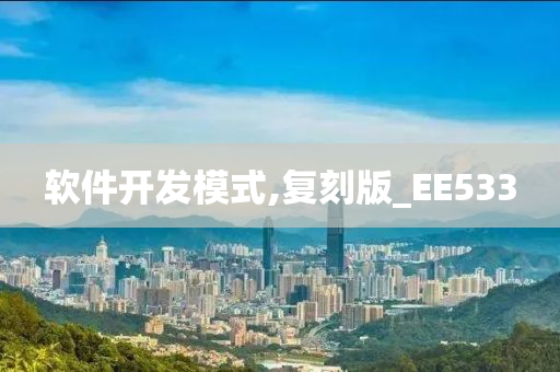 软件开发模式,复刻版_EE533