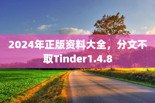 2024年正版资料大全，分文不取Tinder1.4.8