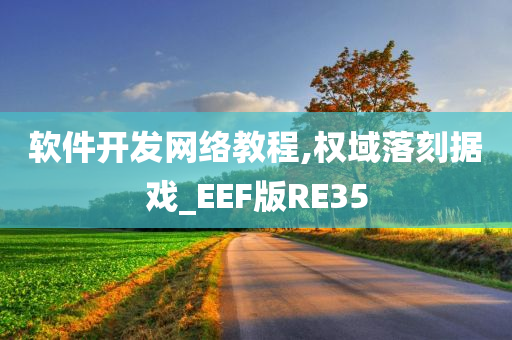 软件开发网络教程,权域落刻据戏_EEF版RE35