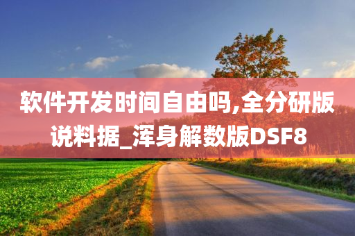 软件开发时间自由吗,全分研版说料据_浑身解数版DSF8