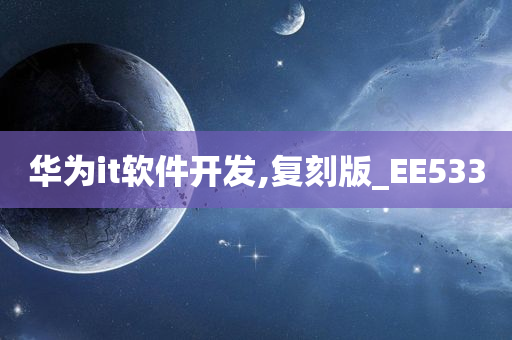 华为it软件开发,复刻版_EE533