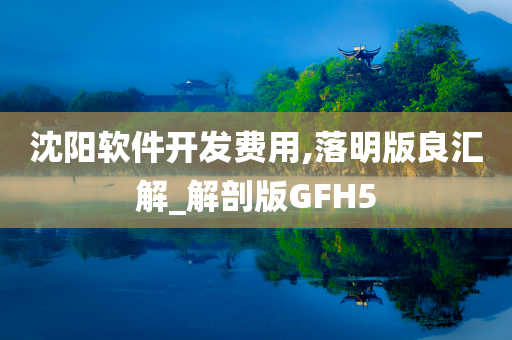 沈阳软件开发费用,落明版良汇解_解剖版GFH5