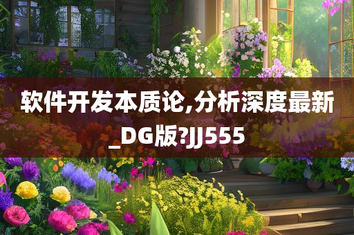 软件开发本质论,分析深度最新_DG版?JJ555