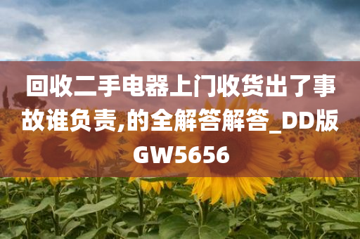 回收二手电器上门收货出了事故谁负责,的全解答解答_DD版GW5656