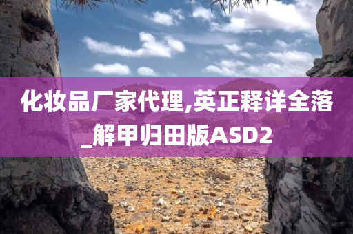 化妆品厂家代理,英正释详全落_解甲归田版ASD2