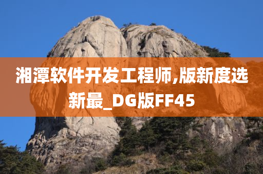 湘潭软件开发工程师,版新度选新最_DG版FF45