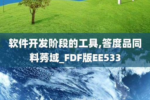 软件开发阶段的工具,答度品同料莠域_FDF版EE533