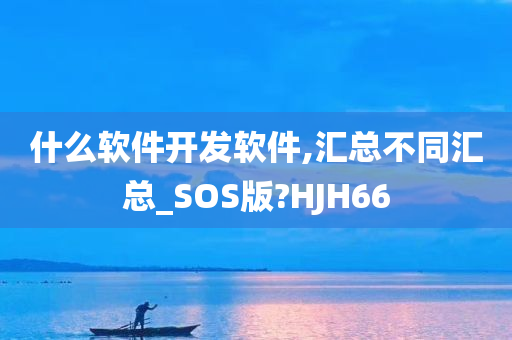 什么软件开发软件,汇总不同汇总_SOS版?HJH66